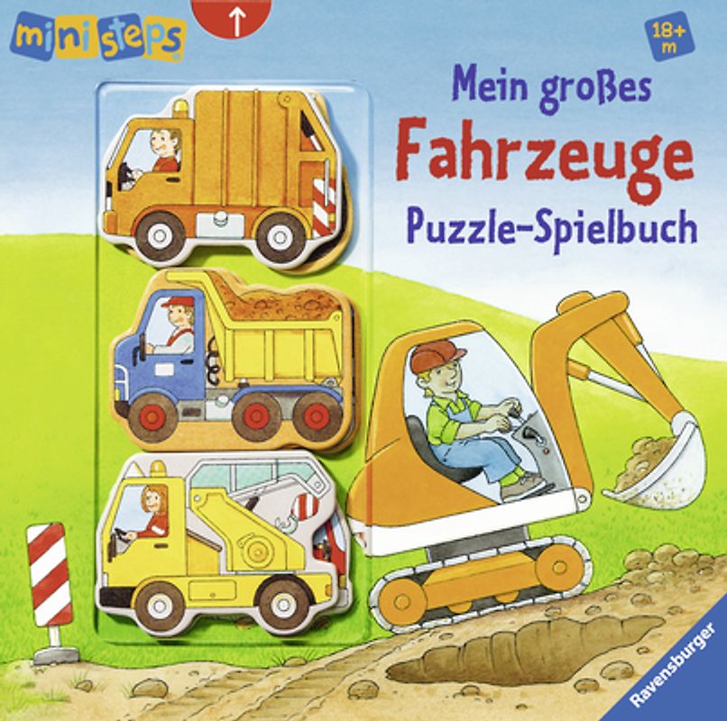 ministeps: Mein großes Fahrzeuge Puzzle-Spielbuch