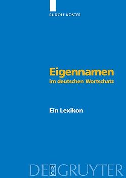 Eigennamen im deutschen Wortschatz