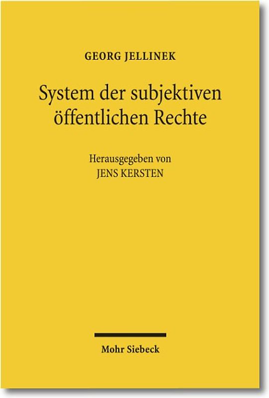 System der subjektiven öffentlichen Rechte