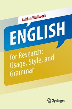English for Academic Research: Grammar, Usage and Style