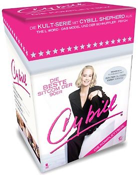 Cybill - Die Komplettbox [Cigarette Box mit Episodenguide, Autogrammkarte und Puzzle-Poster aus den Karton-Sleeves, 15 DVDs] DVD