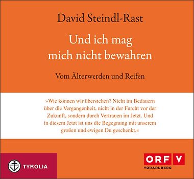 Und ich mag mich nicht bewahren