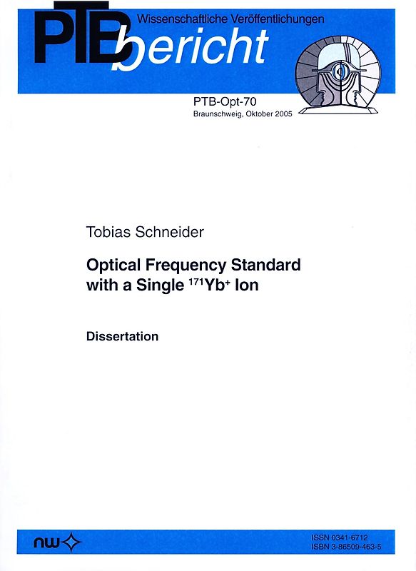 Optical Frequency Standard with a Single 171Yb + Ion