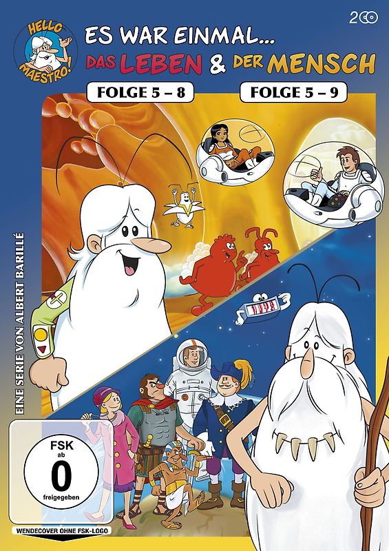 Es war einmal... Das Leben & Der Mensch, Folge 5-9 [2 DVDs] DVD