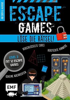 Escape Games Level 3 (blau) – Löse die Rätsel! – 11 Escape Games ab der 6. Klasse