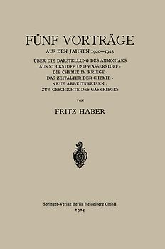 Fünf Vorträge aus den Jahren 1920–1923