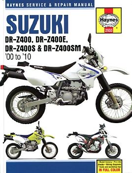 Suzuki DR-Z400, DR-Z400E, DR-Z400S & DR-Z400SM (00 to 10)