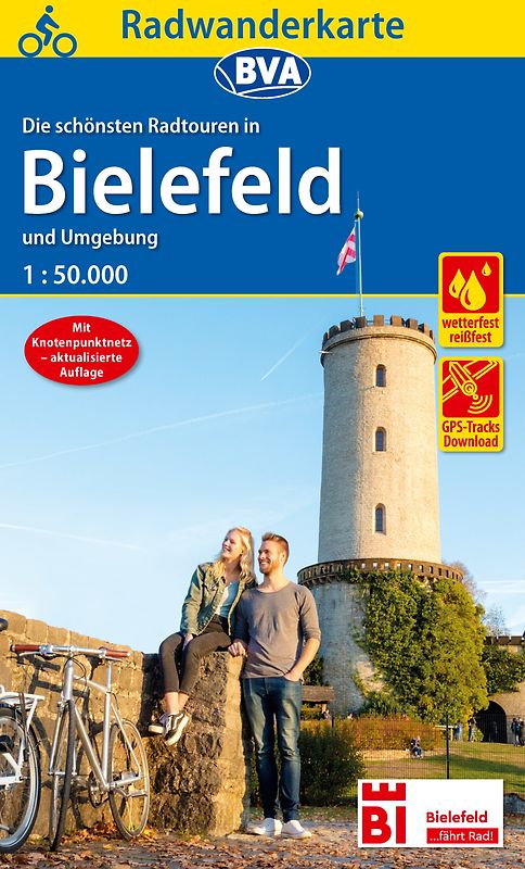 BVA Radwanderkarte Bielefeld und Umgebung 1:50.000