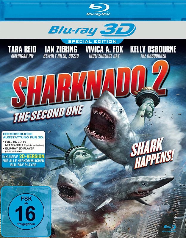 Sharknado 2 - The Second One 3D 3D Blu-ray Disc