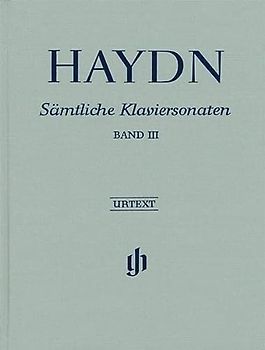 Sämtliche Klaviersonaten Band III; revidierte Urtextausgabe, Leinengebunden, mit Fingersätzen: Besetzung: Klavier zu zwei Händen (G. Henle Urtext-Ausgabe)