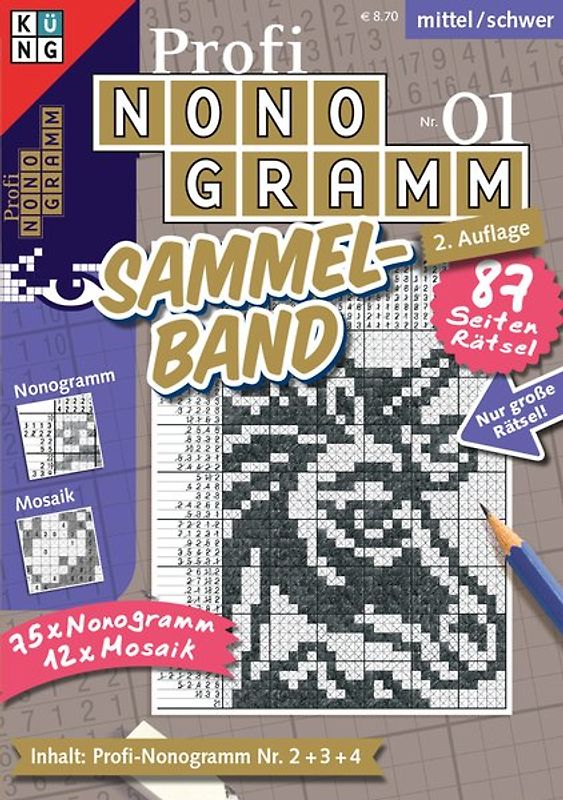 Profi-Nonogramm 3er-Band Nr. 01