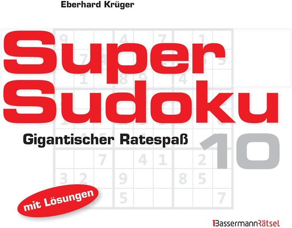 Supersudoku 10 (5 Exemplare à 3,99 €)