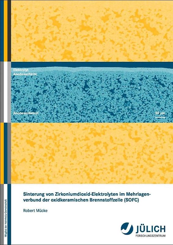 Sinterung von Zirkoniumdioxid-Elektrolyten im Mehrlagenverbund der oxidkeramischen Brennstoffzelle (SOFC)