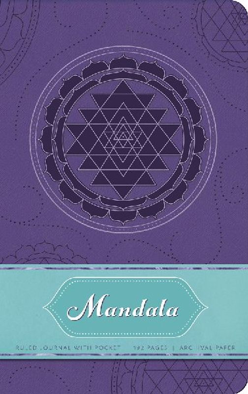 Mandala Hardcover Ruled Journal
