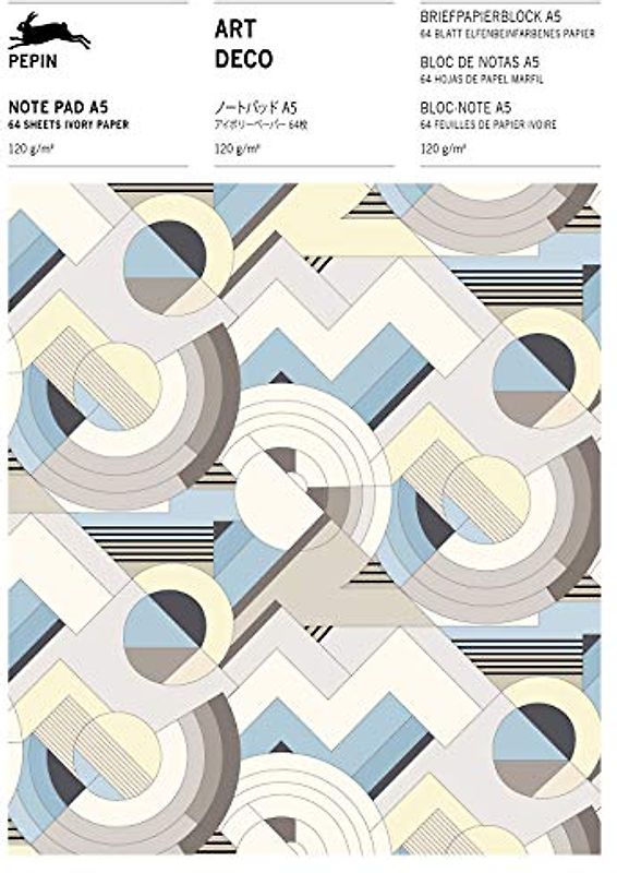 Art Deco: Writing Paper & Note Pad A5