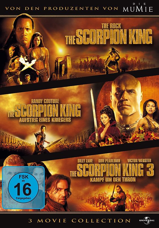 3 Movie Collection: The Scorpion King / Scorpion King 2 / Scorpion King 3 DVD