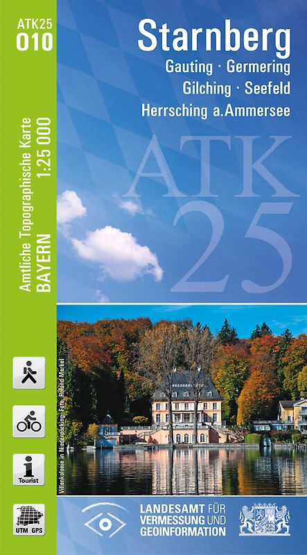ATK25-O10 Starnberg (Amtliche Topographische Karte 1:25000)