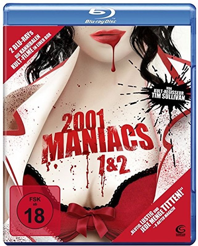 2001 Maniacs 1 & 2  [2 Blu-rays] Blu-ray Disc