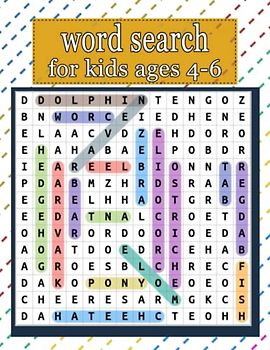 Word Search for kids Ages 4-6: Sight Words Adventure - Puzzles to Boost Vocabulary and Spelling Skills - Kids Activity Book