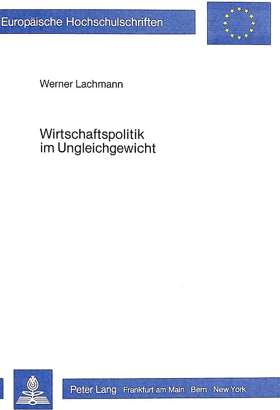 Wirtschaftspolitik im Ungleichgewicht