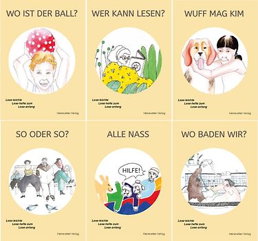 Lesen lernen / Leseleichte Lesehefte zum Leseanfang - Serie 1