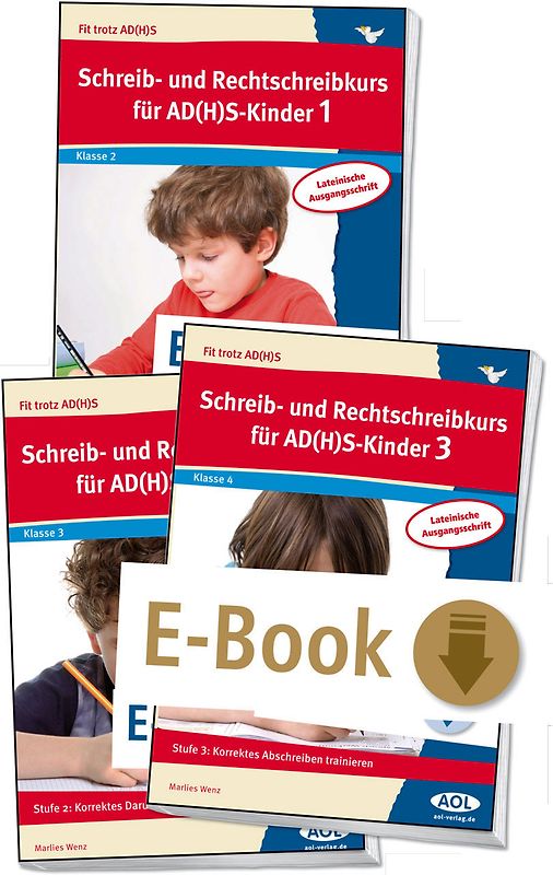 Schreib-/Rechtschreibkurs f. AD(H)S-K. - Paket LA