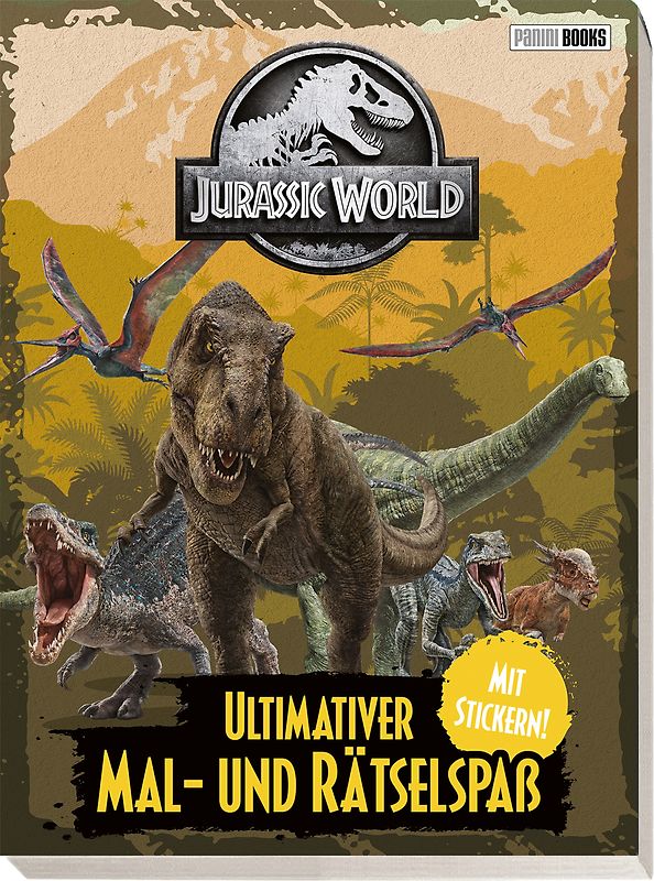 Jurassic World: Ultimativer Mal- und Rätselspaß