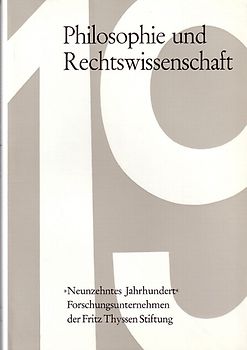 Philosophie und Rechtswissenschaft