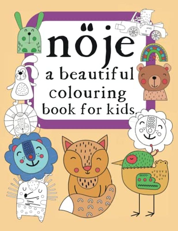 Noje - A beautiful colouring book for kids.
