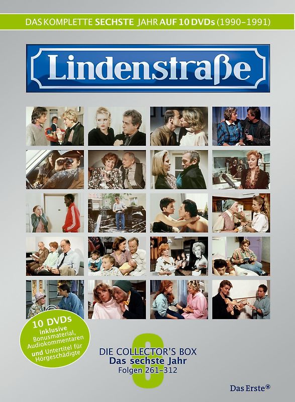 Lindenstraße - Das komplette 6. Jahr (Folge 261-312) (Collector's Box, 10 DVDs) DVD