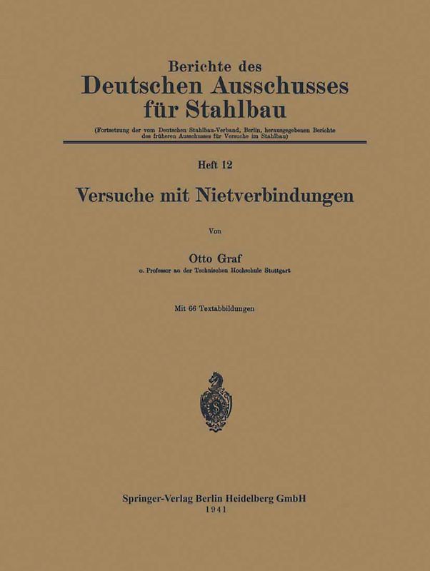 Versuche mit Nietverbindungen