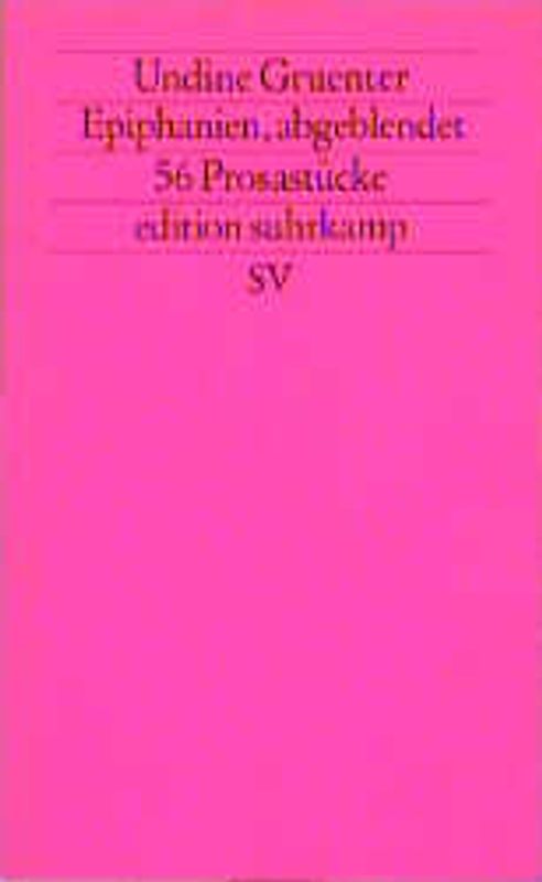 Epiphanien, abgeblendet