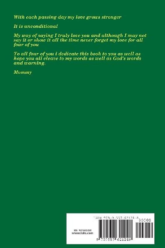 DEDICATION UNTO MY KIDS