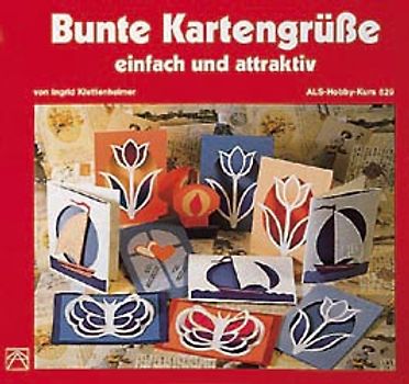 Bunte Kartengrüsse einfach und attraktiv