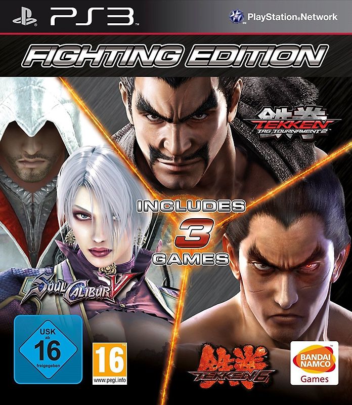 Fighting Edition: Tekken 6 / Tekken Tag Tournament 2 / Soul Calibur V [UK Import] PlayStation 3