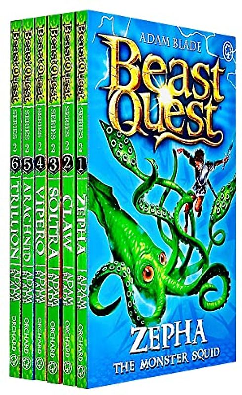 Beast Quest Box Set Series 2 The Golden Armour 6 Books Collection Set (Books 7-12)