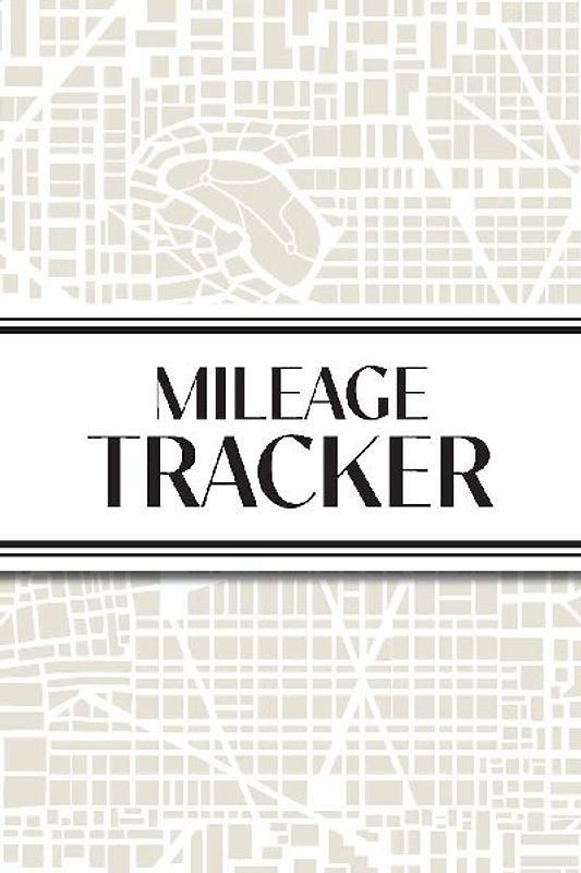 Mileage Tracker (Urban Map Cream)