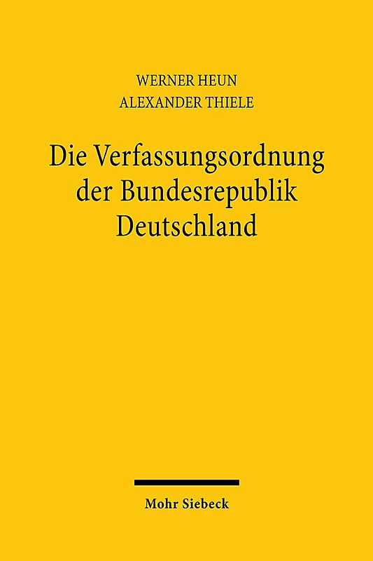 Die Verfassungsordnung der Bundesrepublik Deutschland