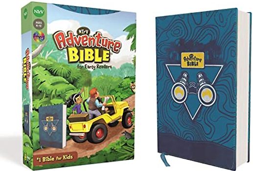 Nirv, Adventure Bible for Early Readers, Leathersoft, Blue, Full Color