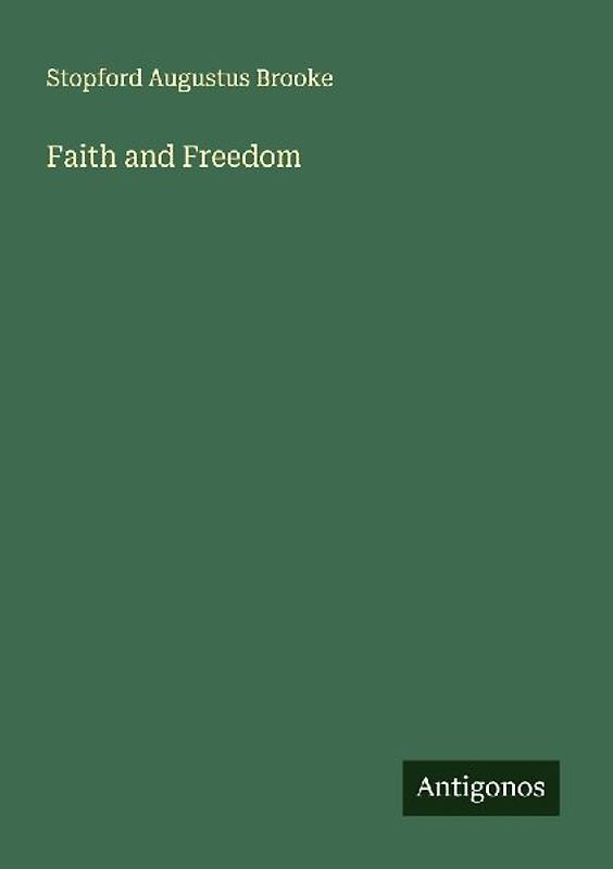 Faith and Freedom