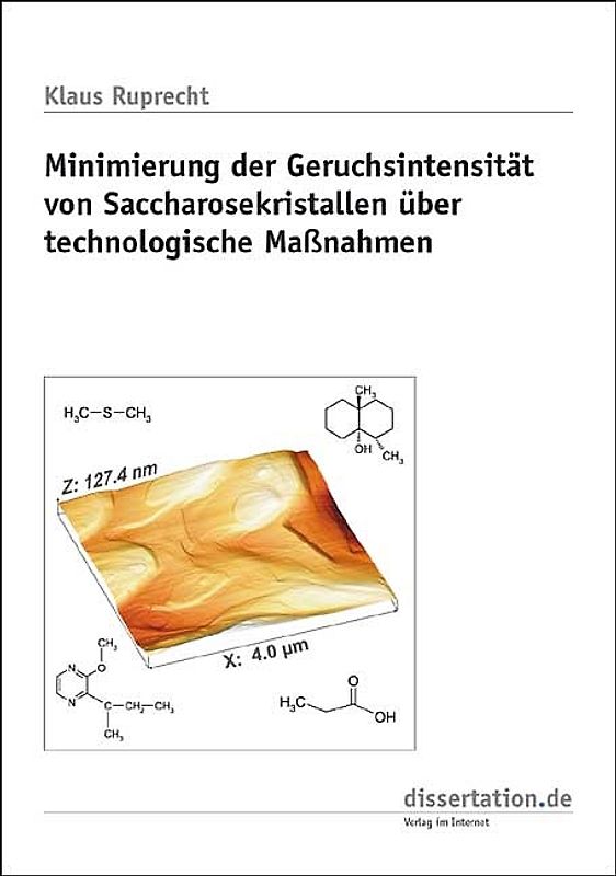 Minimierung der Geruchsintensität von Saccharosekristallen über technologische Massnahmen