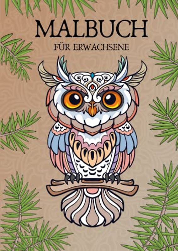 Malbuch für Erwachsene: Das große Mandala Malbuch für Erwachsene mit wunderschönen Motiven zum Verlieben. Es ist das perfekte Geschenk für Erwachsene und Jugendliche.