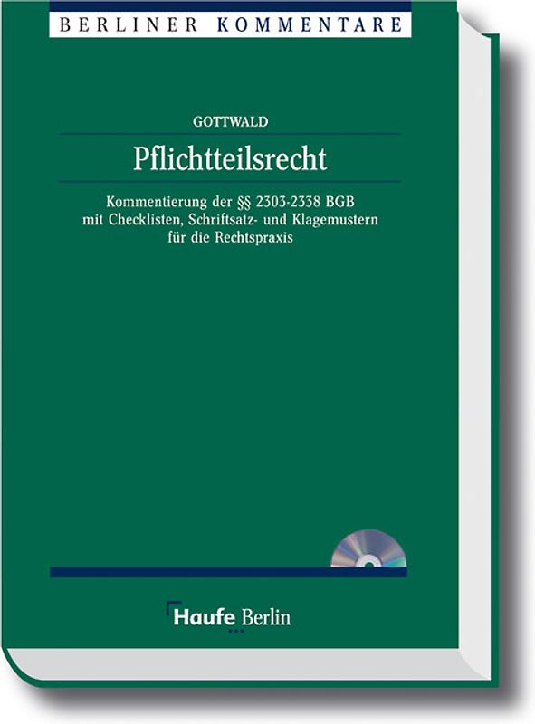 Pflichtteilsrecht, Kommentar