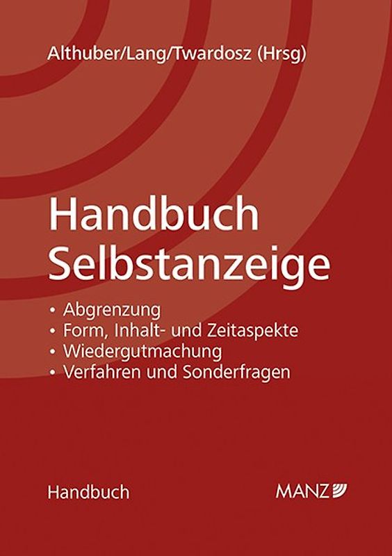Handbuch Selbstanzeige