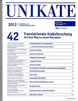 Unikate 42: Translationale Krebsforschung