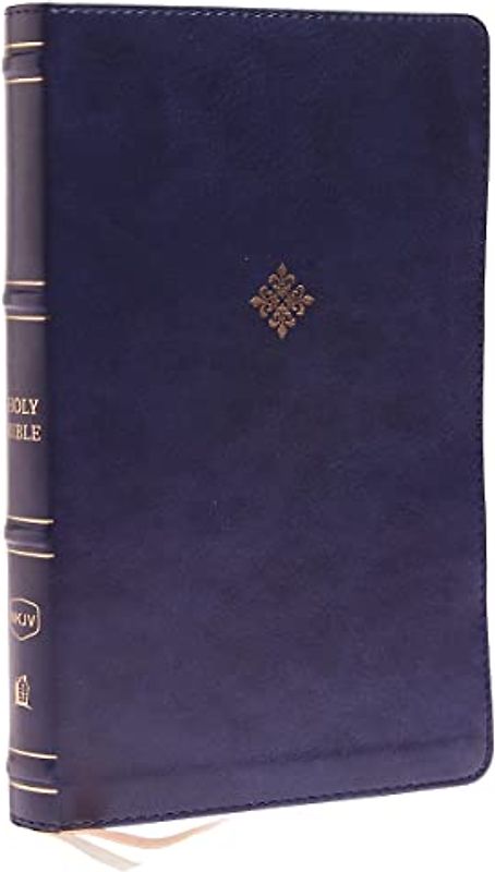 Nkjv, Thinline Bible, Leathersoft, Navy, Red Letter Edition, Comfort Print