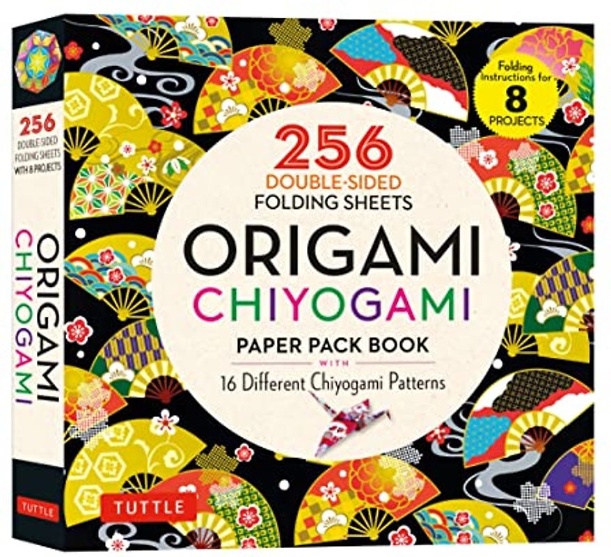 Origami Chiyogami Paper Pack Book: 256 Double-sided Folding Sheets (Includes Instructions for 8 Projects): 256 Double-Sided Folding Sheets (Includes Instructions for 8 Models)