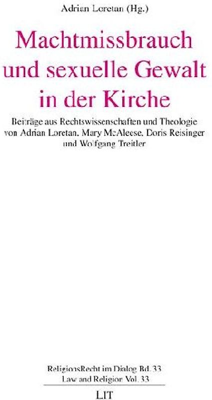 Machtmissbrauch und sexuelle Gewalt in der Kirche
