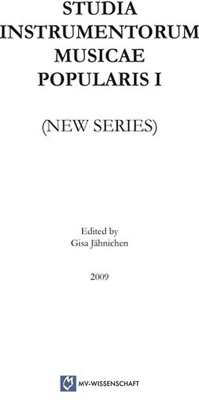 Studia Instrumentorum Musicae Popularis I