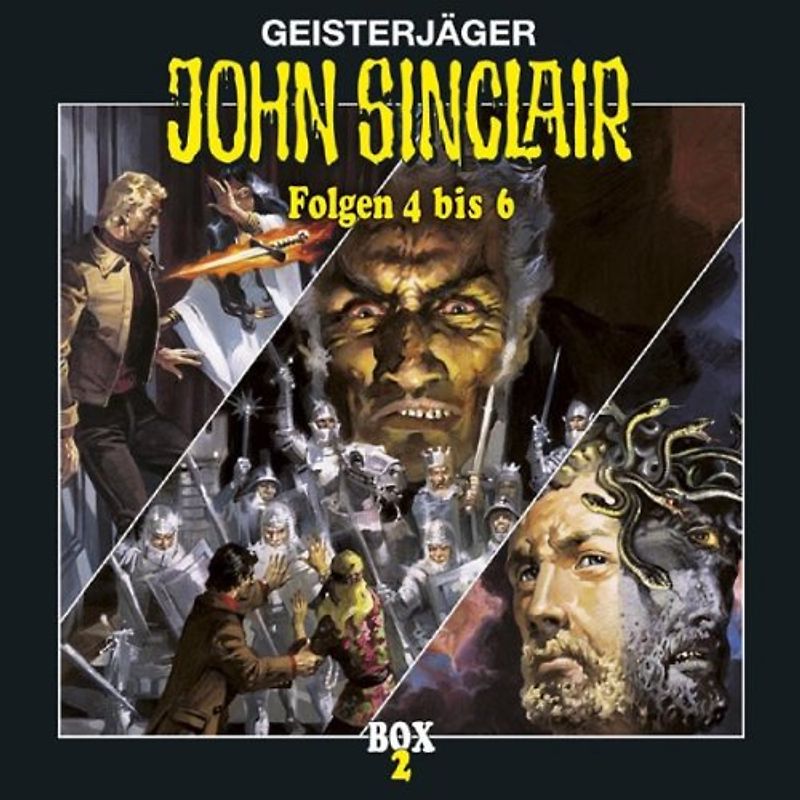 Geisterjäger John Sinclair: Box 2 - Folgen 4-6: Damona-Dienerin des Satans / Der Mörder mit dem Janus-Kopf / Schach mit dem Dämon - Jason Dark [3 Audio CDs]